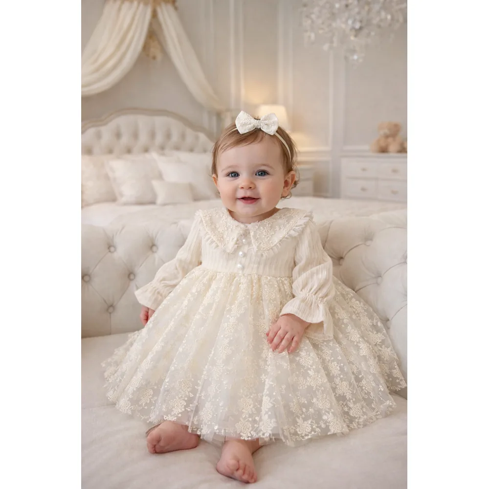 پیراهن تور دخترانه برند bombili ترکیه