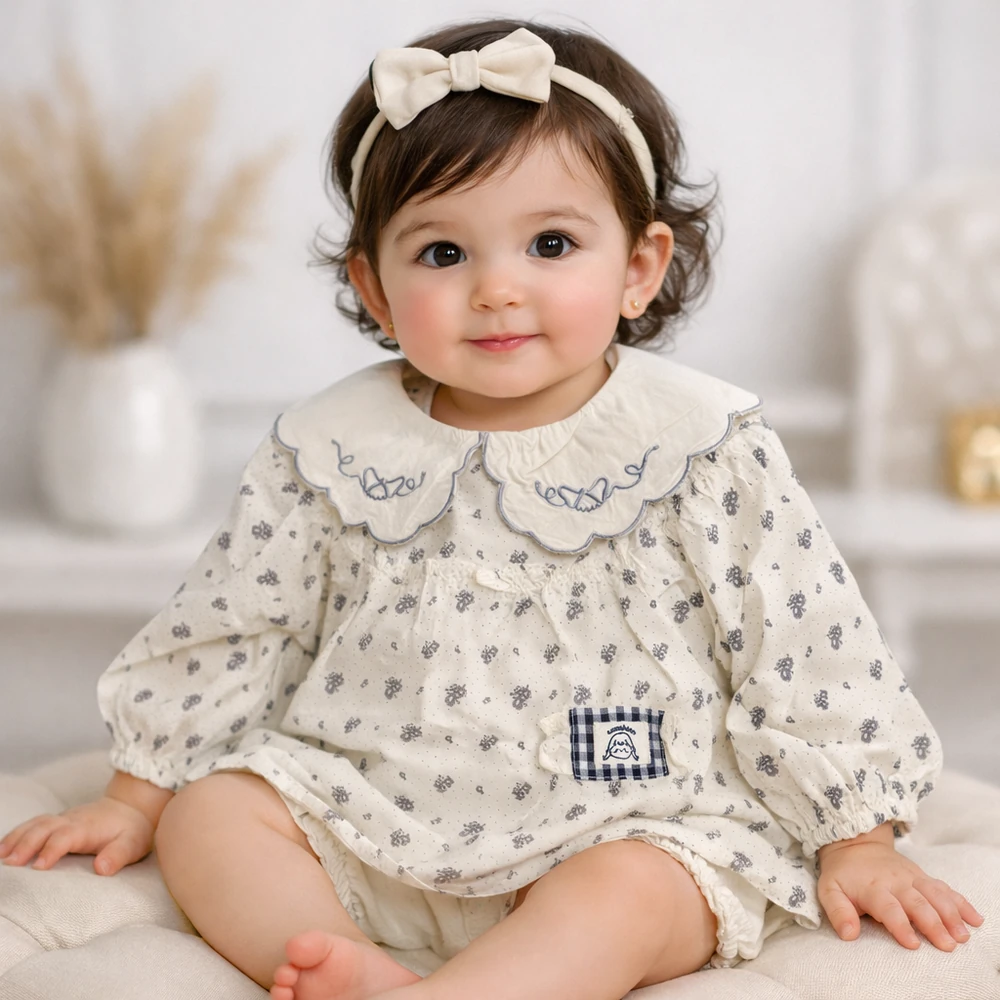 بلوز گلدار یقه ب ب